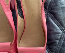 Ladies Pink Leather Shoes