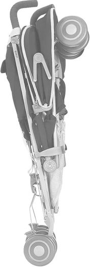 Maclaren Quest Umbrella Stroller - Black/Silver + FREE Univeral Gate Check Travel Bag