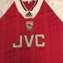 Arsenal Jersey. Official Adidas Mens Home Jersey. Season 1992/1994. True Vintage. From The Time. Not A Modern Remake. Image 10