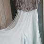 TED BAKER jewelled jersey top with aqua silk skirt Sz 3 (Fit 12-14UK) - Rrp 225 (New) Image 7