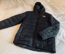 THE NORTH FACE Black Reversible hooded Perrito Jacket Coat XL