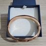 Vintage 9ct Rose Gold Bangle Bracelet Image 3