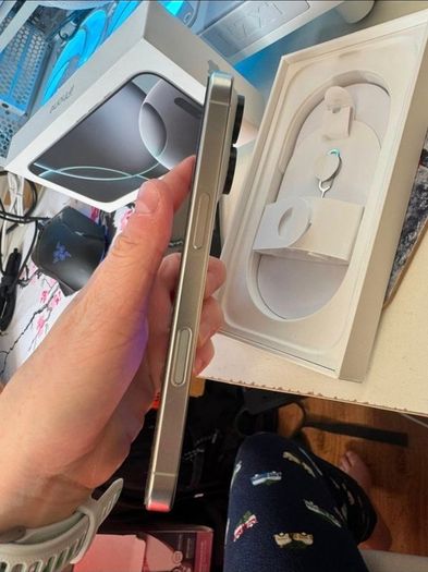 iphone 16 pro titanium white 128gb