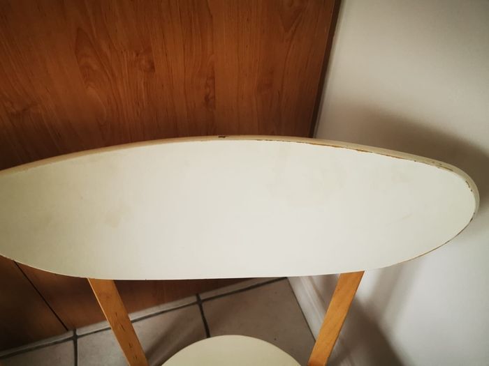 Ikea two solid wooden chairs