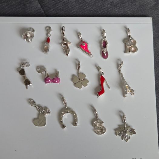 Beautiful selection of Thomas Sabo sterling silver charms, including some lovely older designs. All in good condition. Sold individually,.