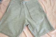 zara grey shorts