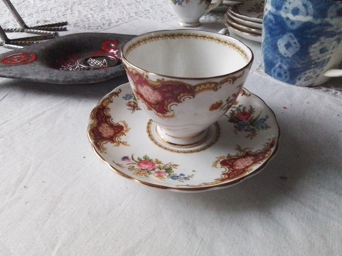 Rare A.B.J. Grafton China Coffee Part Set "Canton"