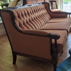 Period-styled settee or couch