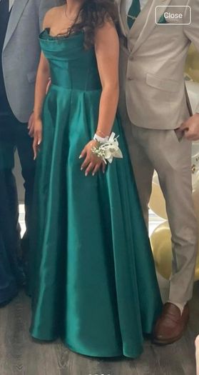 Emerald Green Debs Dress