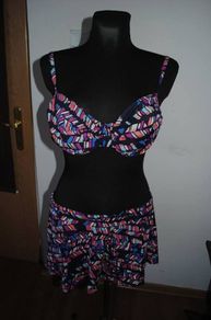 BHS Bikini set with skirt size UK14 EU42 cupC Postage included