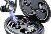 Wireless Sport Earbuds V5.3, 60H Stereo Sound Bluetooth Earphones In-Ear with HD Dual Mic, IP7 Waterproof, Deep Bass-Q62