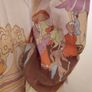 1960s 1970s Vintage Nightwear Wearable Art Dress Image 5