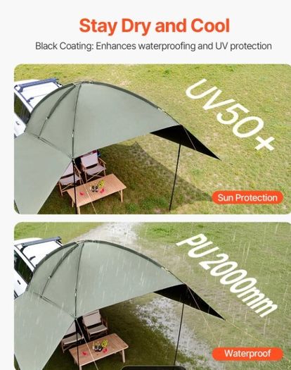 10ft x 7ft Vehicle Side Awning