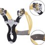 NEW SALE | Stainless Steel Slingshot Set Outdoor Hunting Catapult Toy Powerful Slingshot Bow + 2pcs Rubber Bands Replacement + 50pcs Steel Balls + 1pcs Leather Bag Image 6