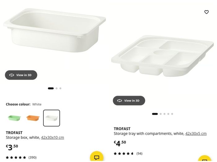 ISO Trofast boxes/ organisers