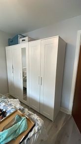 IKEA Brimnes three-door wardrobe