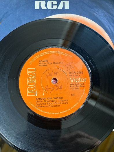 David Bowie vinyl single  Irish pressing