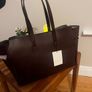 Zara Burgundy  Tote Bag Image 3
