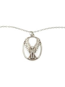 Vintage 925 Sterling Silver Flying Eagle Necklace, Edinburgh 1977