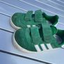 Adidas Gazelles Green size 5K (infant) Image 2