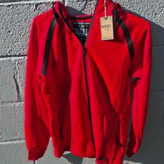 Brand New Diesel Ferrari Red Hoodie Size Large