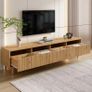 Premium 178cm TV Cabinet  Wood Effect Finish with Ample Storage Image 4