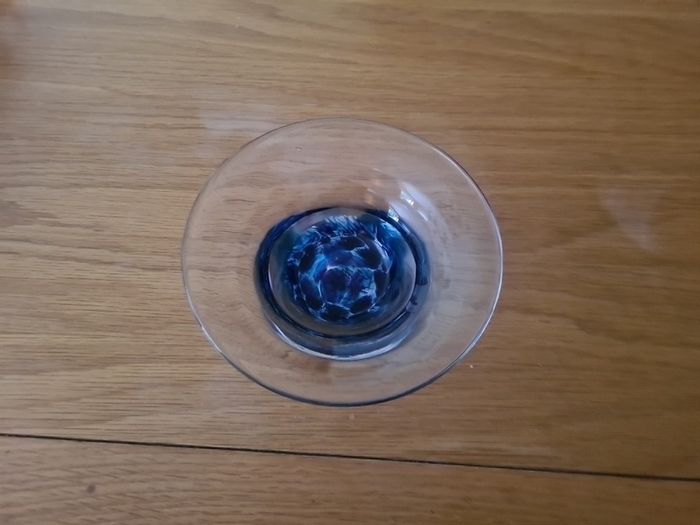 Jerpoint glass bowl,Glass,Gift.Home decor, Handmade glass bowl - Coloured glass