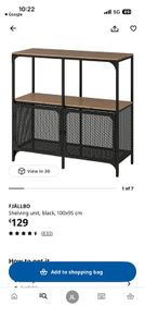 shelving unit IKEA FJALLBO