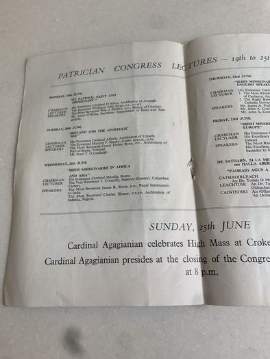 Pontifical High Mass 1961 Souvenir Handbook