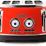 Jersey Steel Blue Toaster 4 Slice  Stainless Steel Retro Toaster  Variable Browning Control  Self Centering Function  Reheat and Defrost Functions MULTIPLE COLOURS AVAILABLE (FREE POSTAGE) Image 4