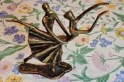 Elegant Ballet Dancers Sculpture - Bodrul Khalique Style