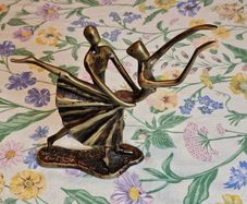 Elegant Ballet Dancers Sculpture - Bodrul Khalique Style