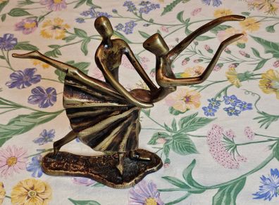 Elegant Ballet Dancers Sculpture - Bodrul Khalique Style