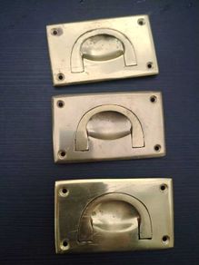 3 Brass Pull Handles