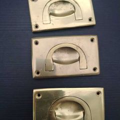 3 Brass Pull Handles