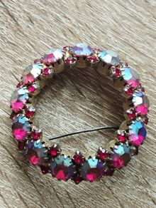 Vintage Warner Aurora Borealis Brooch.
