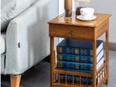 BRAND NEW Bamboo Bedside Table with Drawer