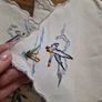 vintage embroidered table set Image 7