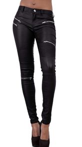 Biker trousers with zips size S-M