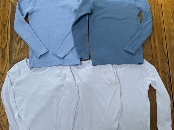 Marks and Spencer Kids Long Sleeved Vest Bundle- 5 items