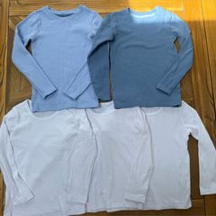Marks and Spencer Kids Long Sleeved Vest Bundle- 5 items
