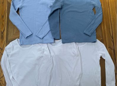 Marks and Spencer Kids Long Sleeved Vest Bundle- 5 items