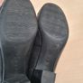 CLARKS heels court shoes black leather Size Uk 5.5 D Eu 39 Image 7