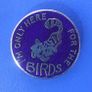 I'm Only Here for the Birds (parody of the "Double Diamond" beer slogan) - humorous/merchandise enamel badge (1970's). A scarce badge! Image 4