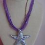 Statement necklace,Starfish necklace,Summer jewellery,Necklace Image 6