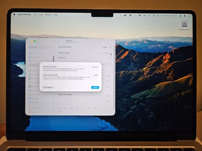 MacBook Air M2 2022, Starlight, 8GB/512GB, 99% Battery