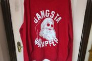 Holiday time gangster wrapper Xmas sweatshirt size 2xl