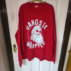 Holiday time gangster wrapper Xmas sweatshirt size 2xl
