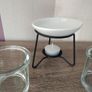 Yankee Candle Glass Votive Holders and Ceramic Tart Burner and Tea Light Image 9