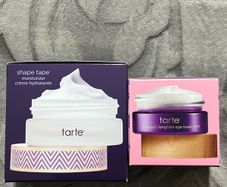 TARTE maracuja C-brighter eye treatment AND TARTE shape tape moisturiser brand new